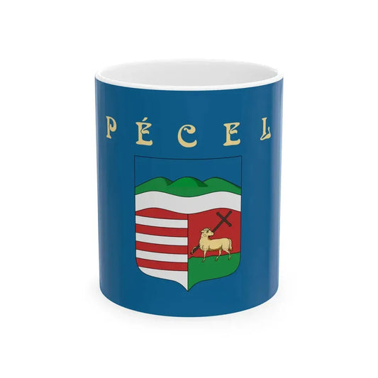 Flag of Pecel (Hungary) White Coffee Mug 11oz - Go Mug Yourself
