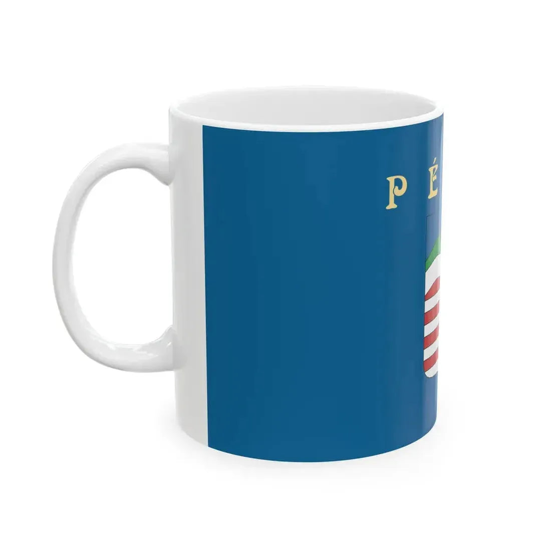 Flag of Pecel (Hungary) White Coffee Mug - Go Mug Yourself