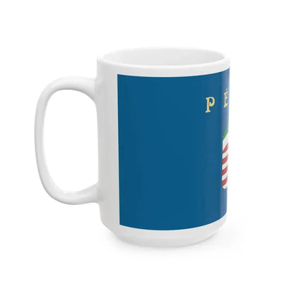 Flag of Pecel (Hungary) White Coffee Mug - Go Mug Yourself
