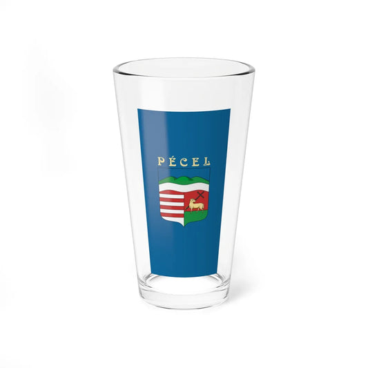 Flag of Pecel vertical (Hungary) Pint Glass 16oz 16oz - Go Mug Yourself