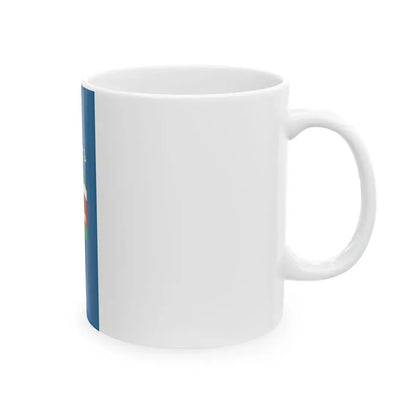 Flag of Pecel vertical (Hungary) White Coffee Mug - Go Mug Yourself
