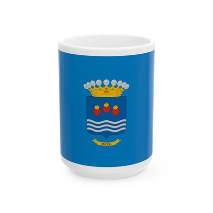 Flag of Pecol (Hungary) White Coffee Mug 15oz - Go Mug Yourself