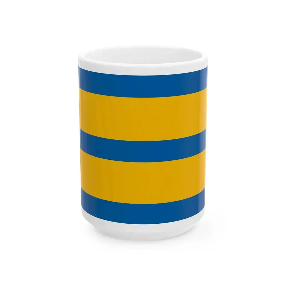 Flag of Pecs 1941 (Hungary) White Coffee Mug 15oz - Go Mug Yourself