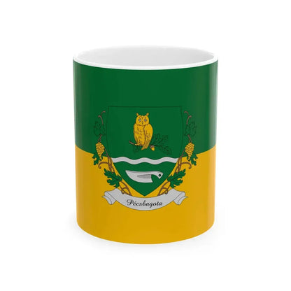 Flag of Pecsbagota (Hungary) White Coffee Mug 11oz - Go Mug Yourself
