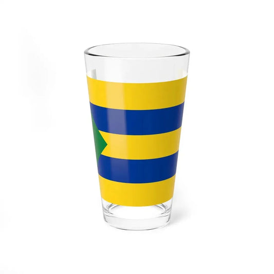Flag of Pedernales (Ecuador) Pint Glass 16oz 16oz - Go Mug Yourself