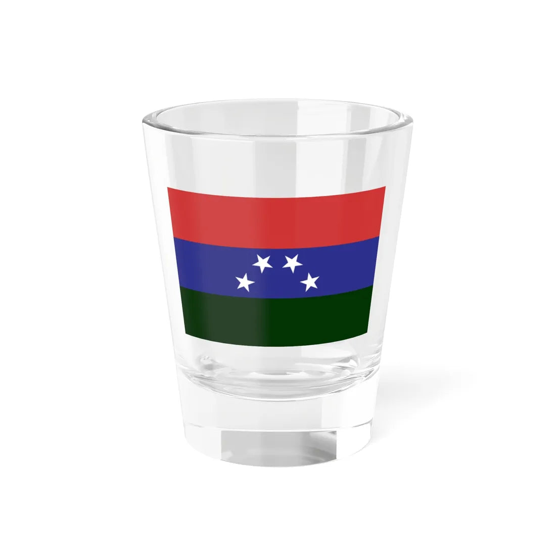 Flag of Pedraza Municipality Venezuela (Venezuela) Shot Glass 1.5oz 1.5oz - Go Mug Yourself