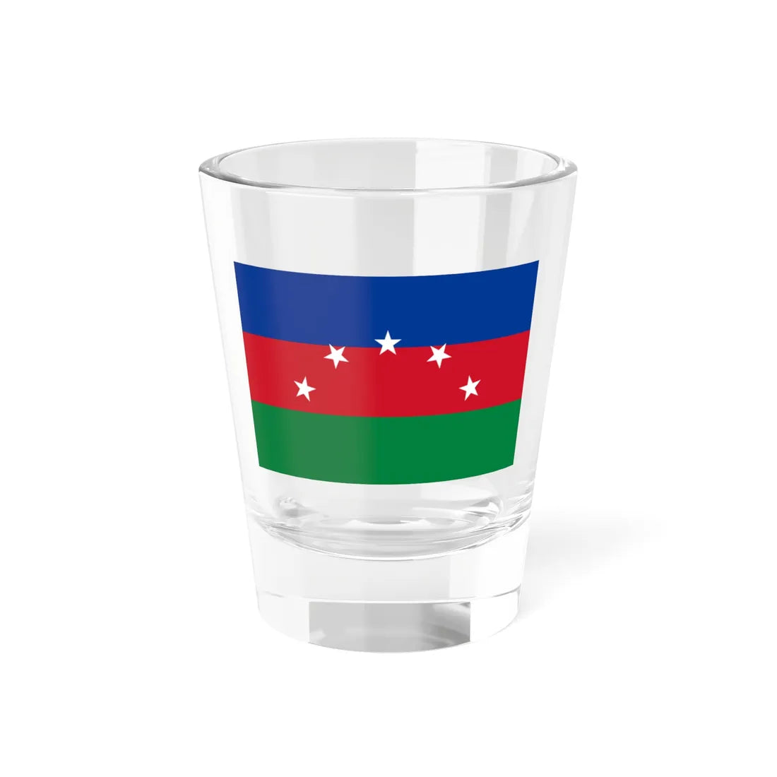 Flag of Pedro Moncayo (Ecuador) Shot Glass 1.5oz 1.5oz - Go Mug Yourself