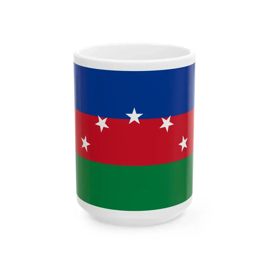 Flag of Pedro Moncayo (Ecuador) White Coffee Mug 15oz - Go Mug Yourself