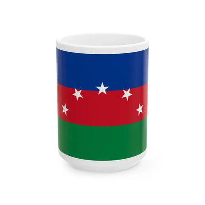 Flag of Pedro Moncayo (Ecuador) White Coffee Mug 15oz - Go Mug Yourself