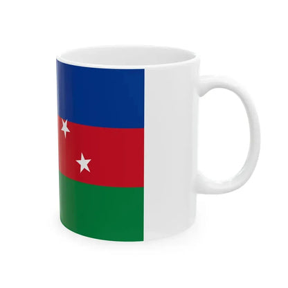 Flag of Pedro Moncayo (Ecuador) White Coffee Mug - Go Mug Yourself