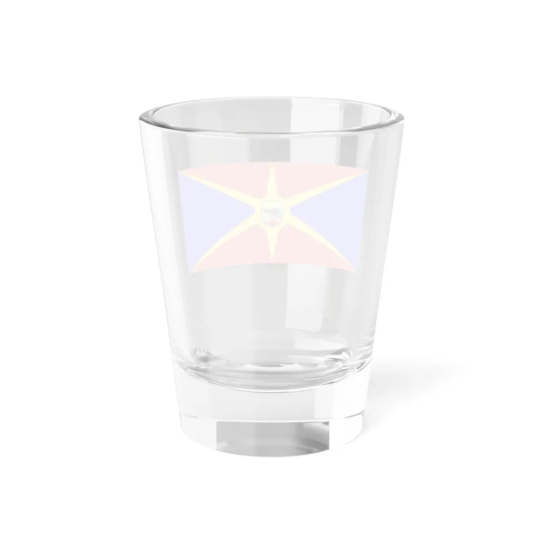 Flag of Pehčevo Municipality North Macedonia (North Macedonia) Shot Glass 1.5oz - Go Mug Yourself