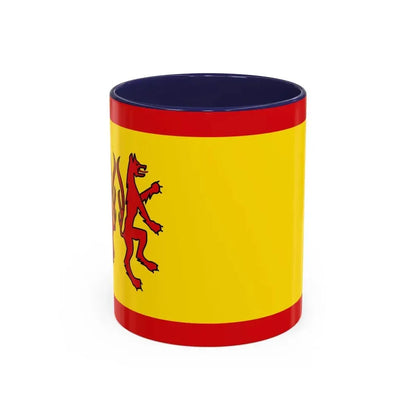 Flag of Peine Germany - Accent Coffee Mug 11oz Navy - Go Mug Yourself