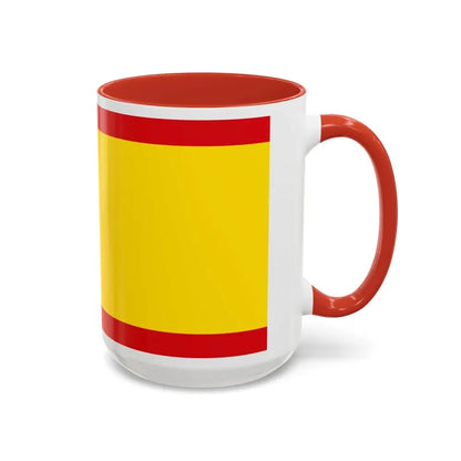 Flag of Peine Germany - Accent Coffee Mug - Go Mug Yourself