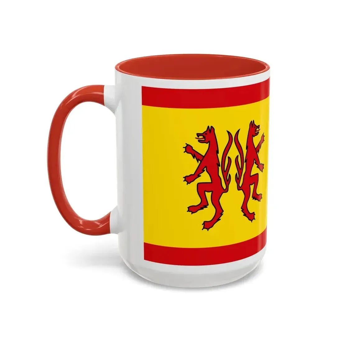 Flag of Peine Germany - Accent Coffee Mug - Go Mug Yourself