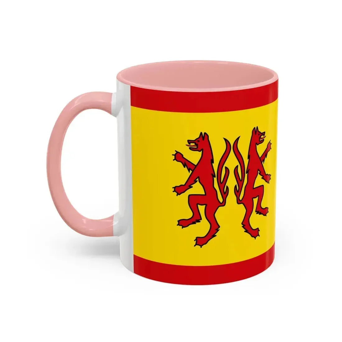 Flag of Peine Germany - Accent Coffee Mug - Go Mug Yourself