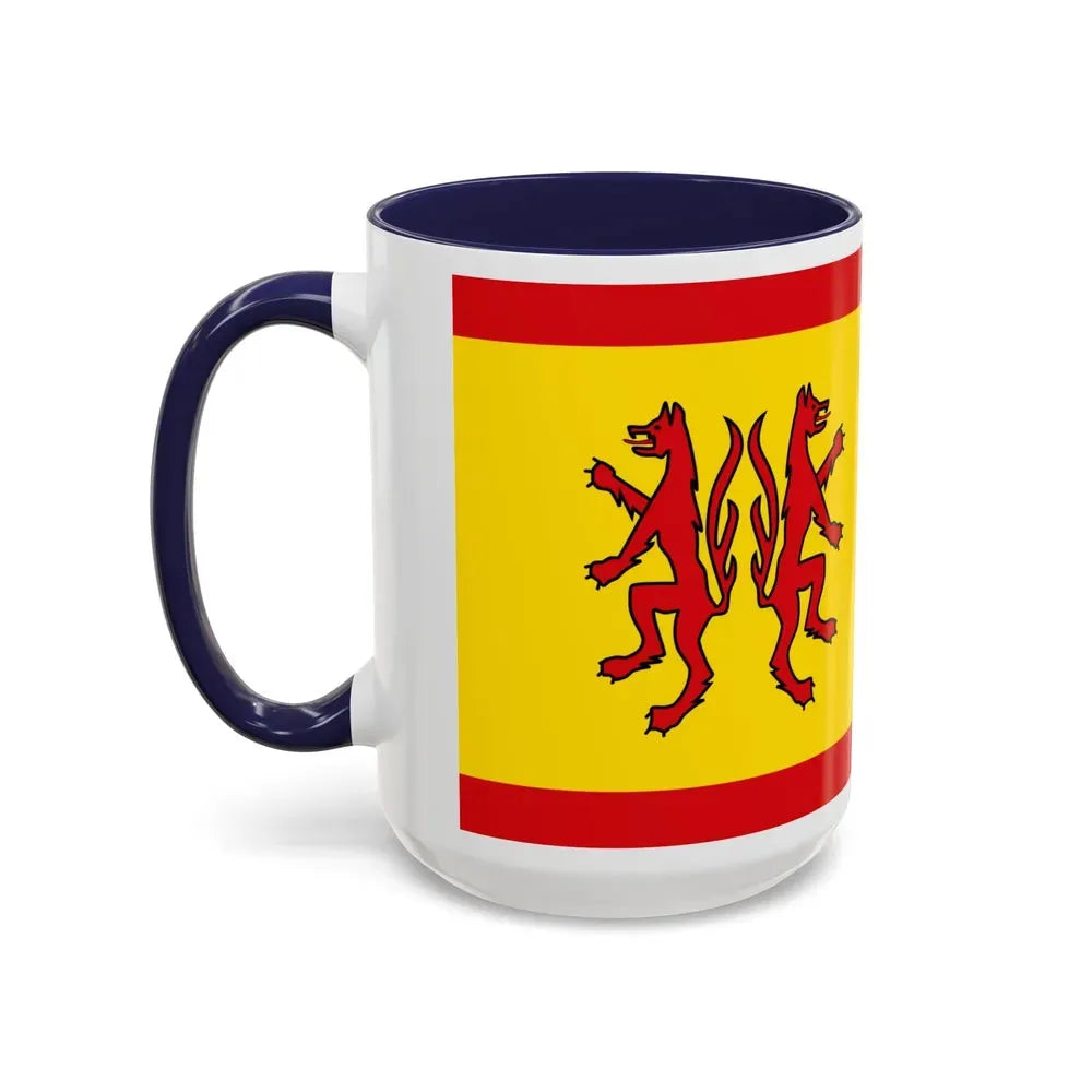 Flag of Peine Germany - Accent Coffee Mug - Go Mug Yourself