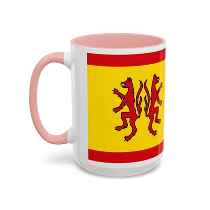 Flag of Peine Germany - Accent Coffee Mug - Go Mug Yourself