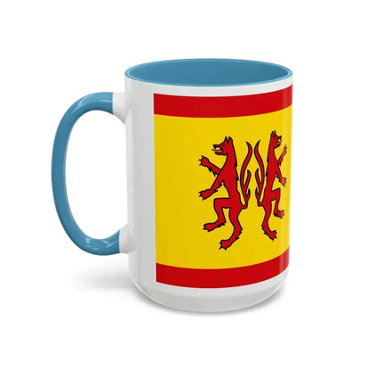 Flag of Peine Germany - Accent Coffee Mug - Go Mug Yourself