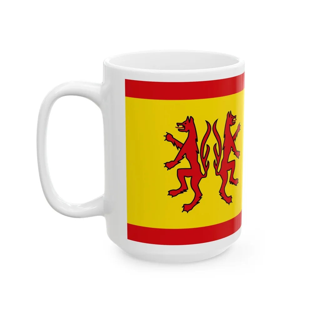 Flag of Peine Germany - White Coffee Mug-Go Mug Yourself