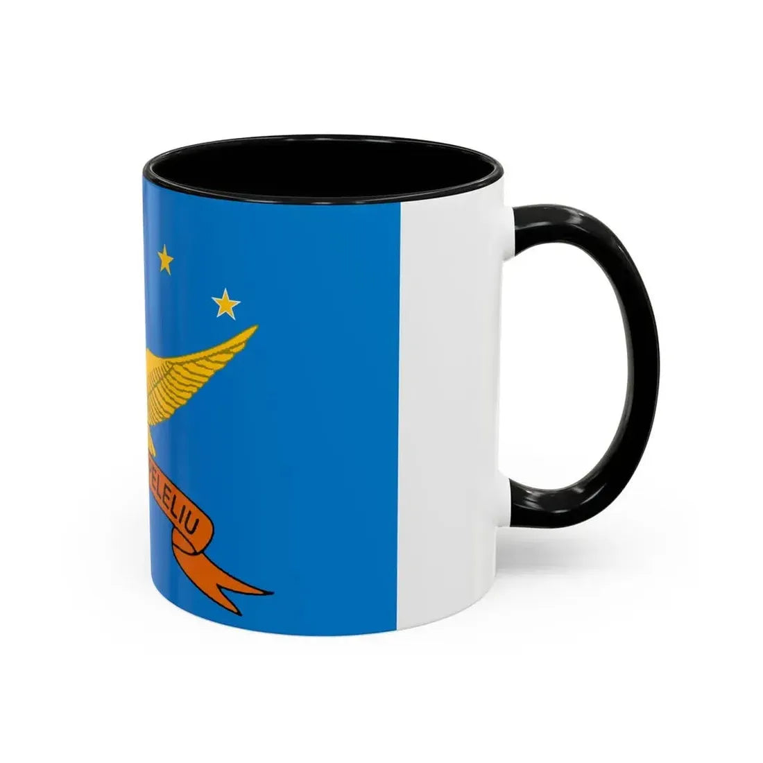 Flag of Peleliu Palau - Accent Coffee Mug - Go Mug Yourself