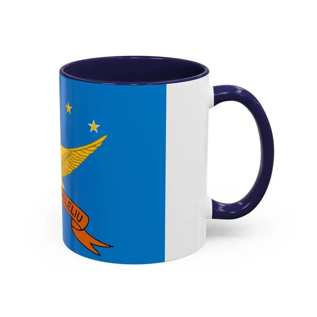 Flag of Peleliu Palau - Accent Coffee Mug - Go Mug Yourself