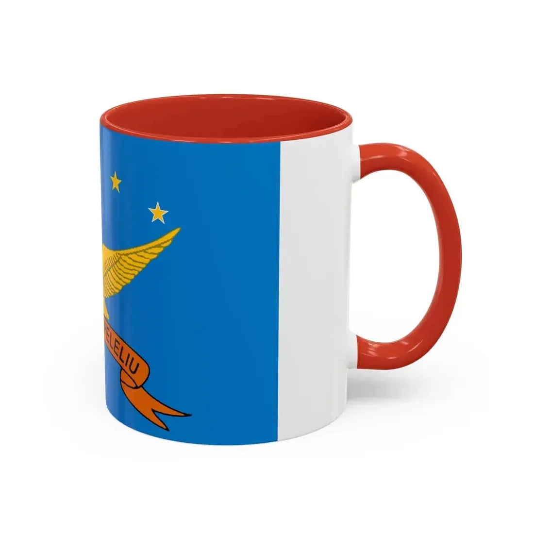 Flag of Peleliu Palau - Accent Coffee Mug - Go Mug Yourself
