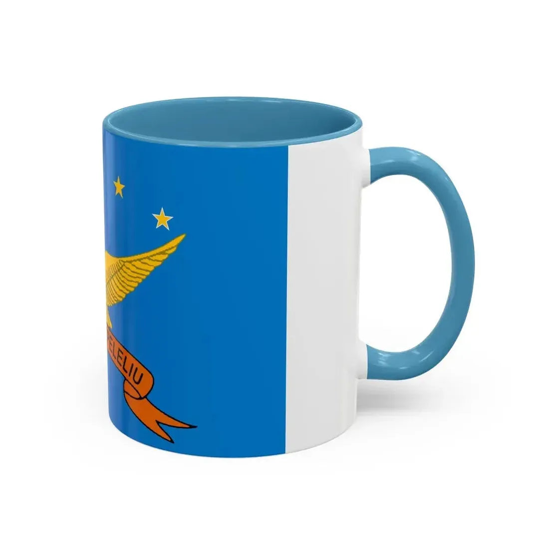 Flag of Peleliu Palau - Accent Coffee Mug - Go Mug Yourself