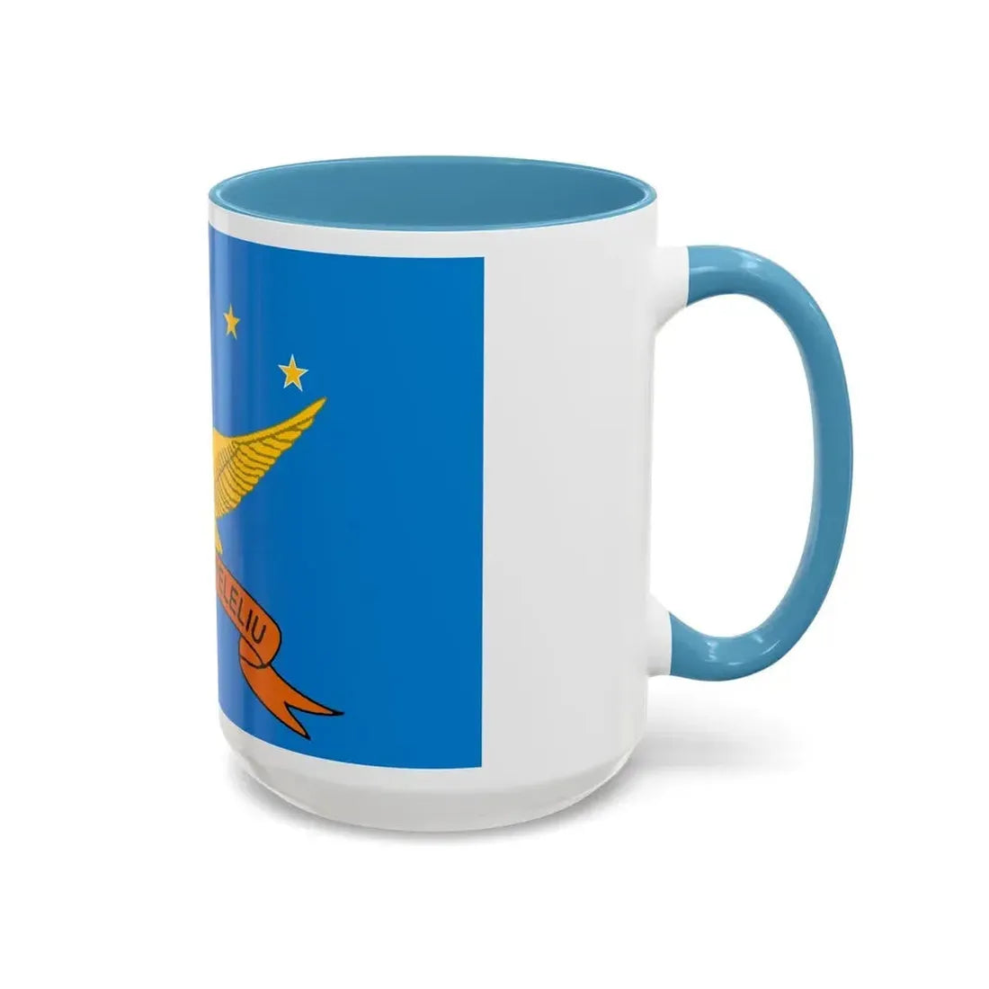 Flag of Peleliu Palau - Accent Coffee Mug - Go Mug Yourself