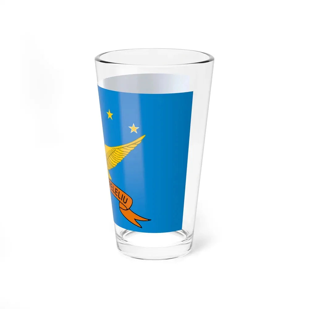 Flag of Peleliu Palau - Pint Glass 16oz - Go Mug Yourself
