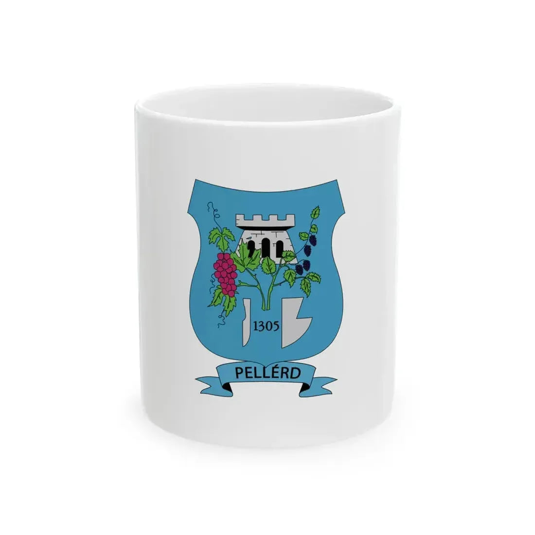 Flag of Pellerd (Hungary) White Coffee Mug 11oz - Go Mug Yourself