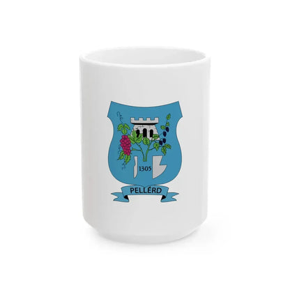 Flag of Pellerd (Hungary) White Coffee Mug 15oz - Go Mug Yourself