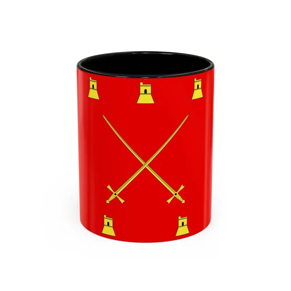 Flag of Pembroke Malta - Accent Coffee Mug 11oz Black - Go Mug Yourself