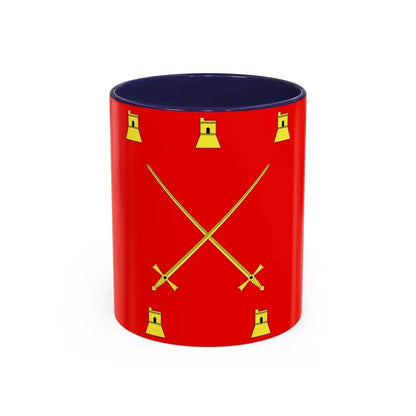 Flag of Pembroke Malta - Accent Coffee Mug 11oz Navy - Go Mug Yourself