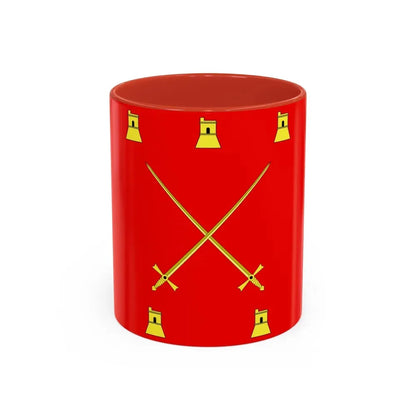 Flag of Pembroke Malta - Accent Coffee Mug 11oz Red - Go Mug Yourself