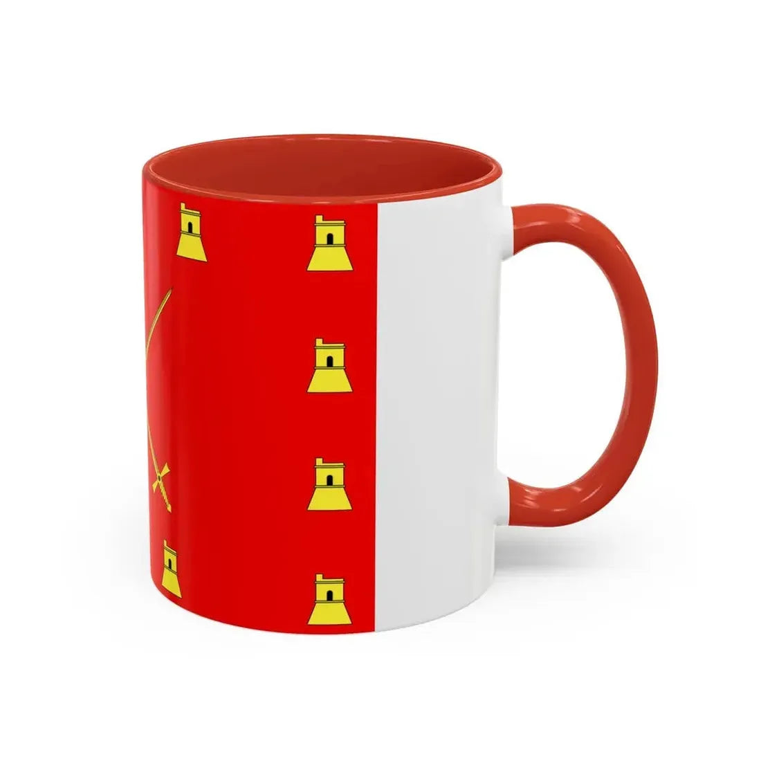 Flag of Pembroke Malta - Accent Coffee Mug - Go Mug Yourself