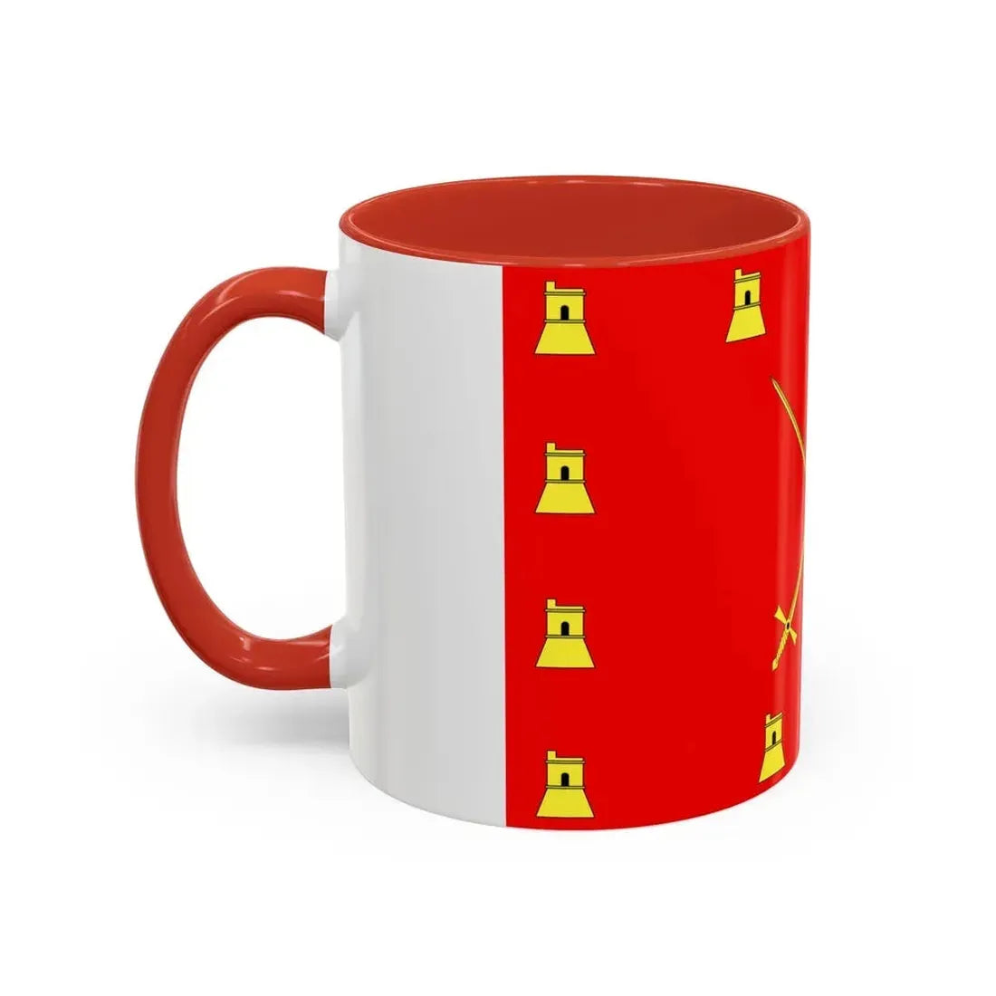 Flag of Pembroke Malta - Accent Coffee Mug - Go Mug Yourself