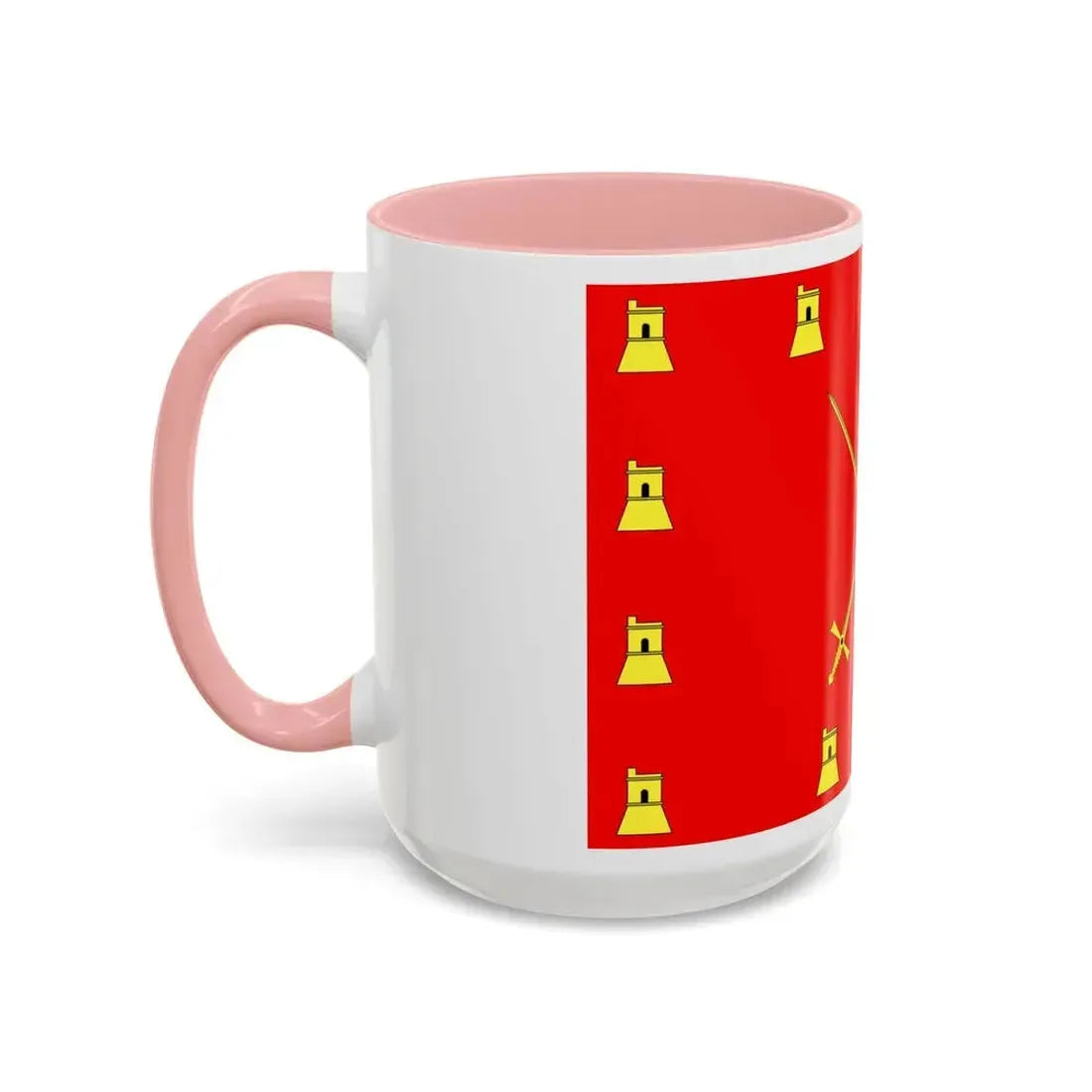 Flag of Pembroke Malta - Accent Coffee Mug - Go Mug Yourself