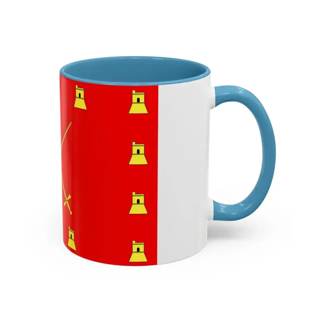 Flag of Pembroke Malta - Accent Coffee Mug - Go Mug Yourself