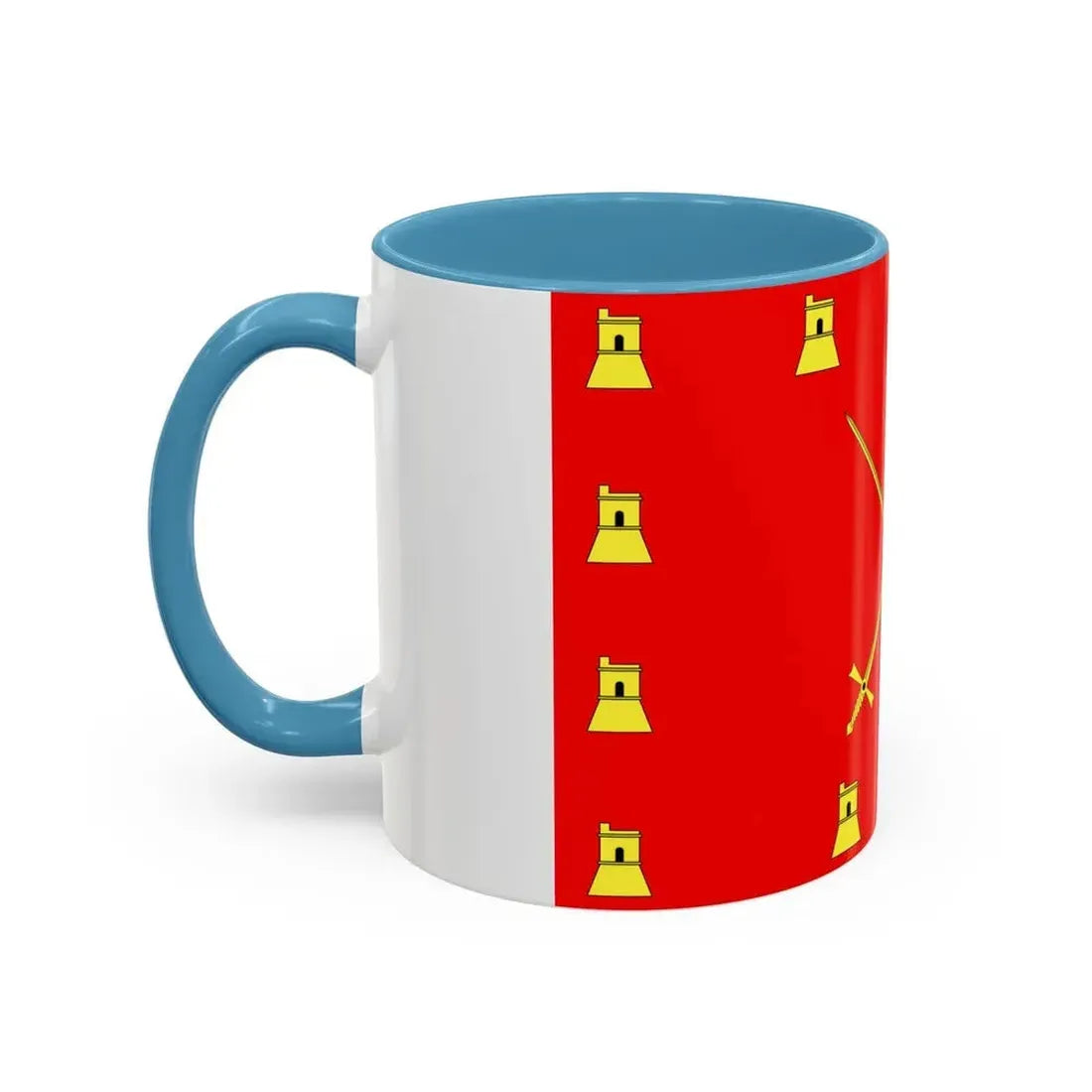Flag of Pembroke Malta - Accent Coffee Mug - Go Mug Yourself