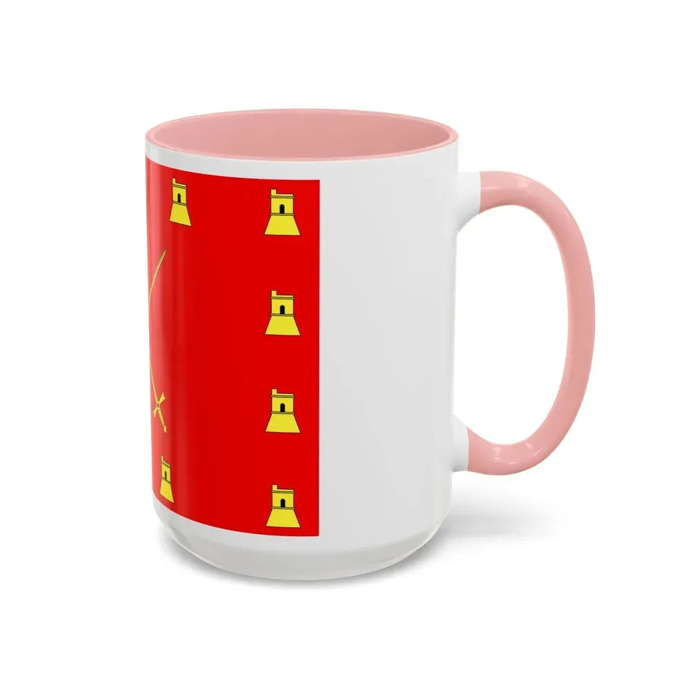 Flag of Pembroke Malta - Accent Coffee Mug - Go Mug Yourself
