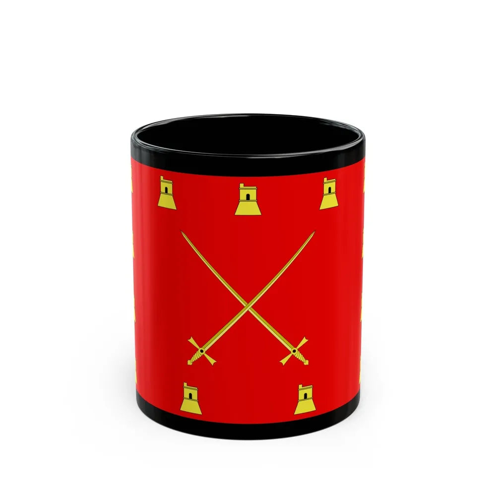 Flag of Pembroke Malta - Black Coffee Mug-11oz-Go Mug Yourself