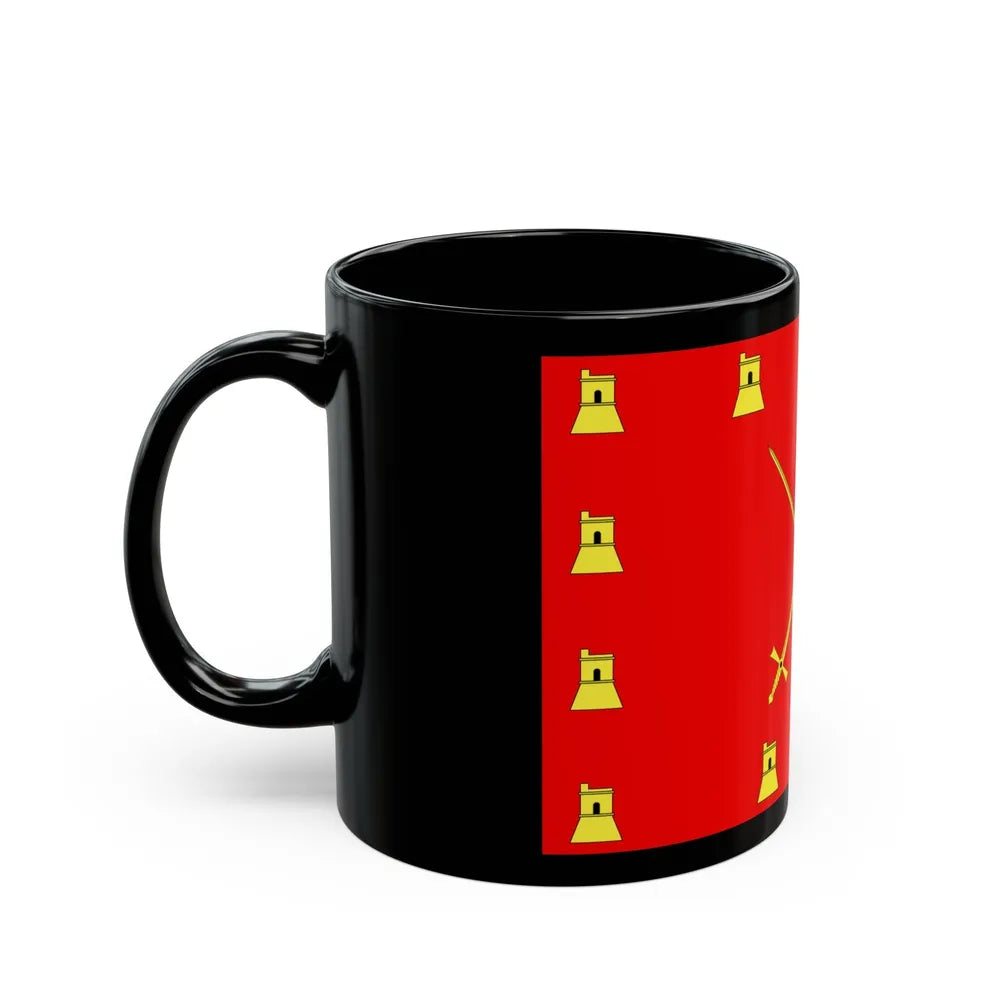 Flag of Pembroke Malta - Black Coffee Mug-Go Mug Yourself