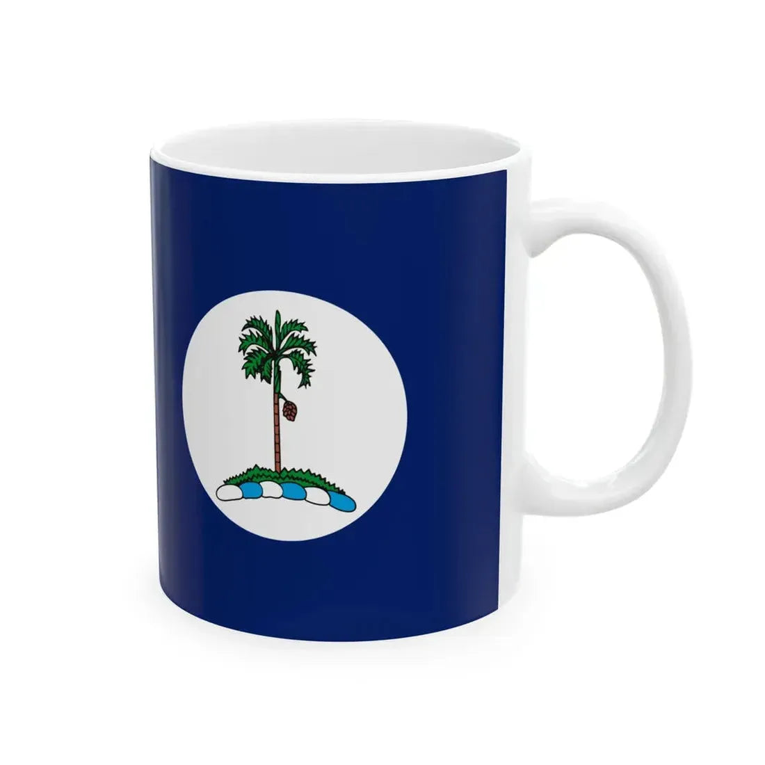 Flag of Penang 1952-1957 (Malaysia) White Coffee Mug - Go Mug Yourself