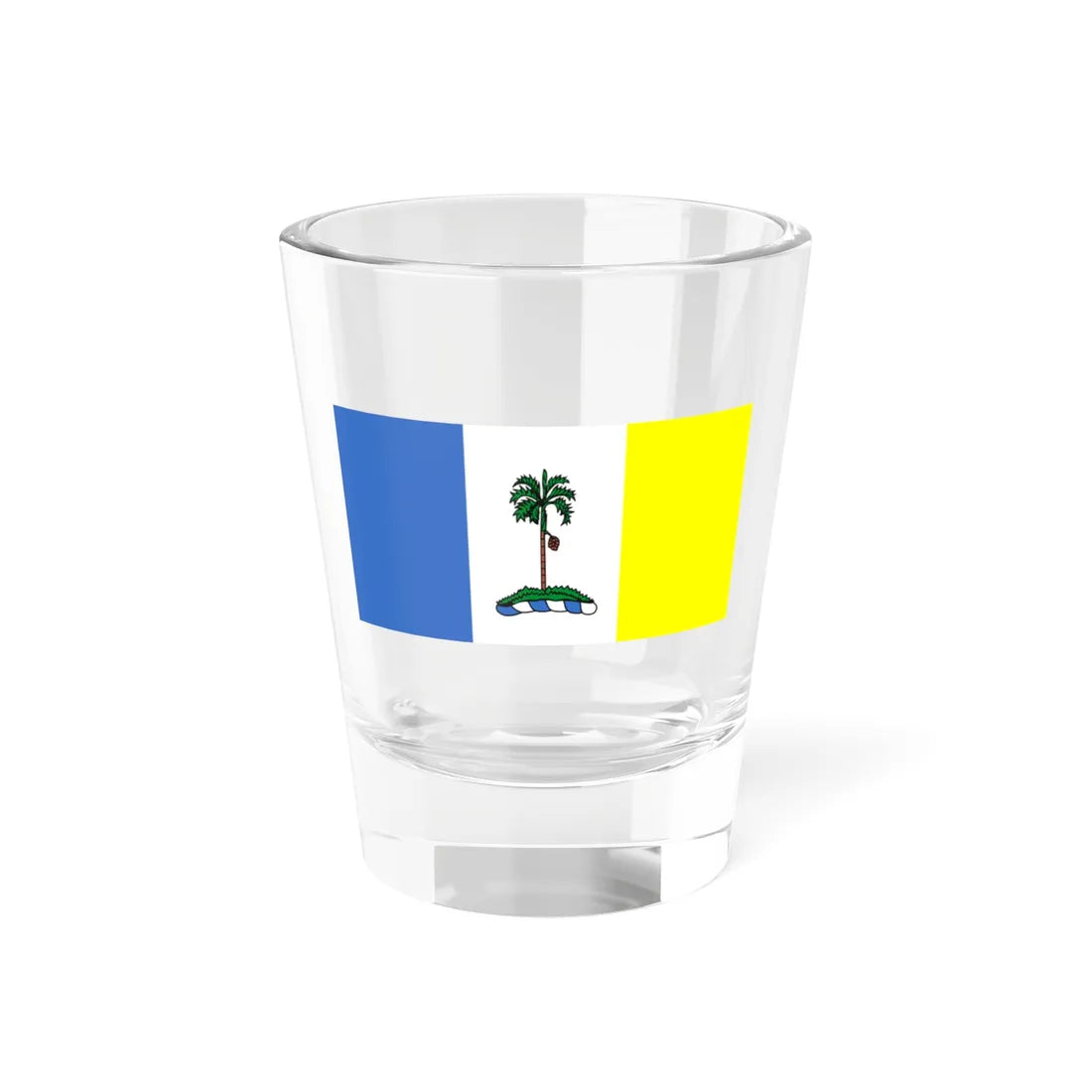 Flag of Penang 1957-1965 (Malaysia) Shot Glass 1.5oz 1.5oz - Go Mug Yourself