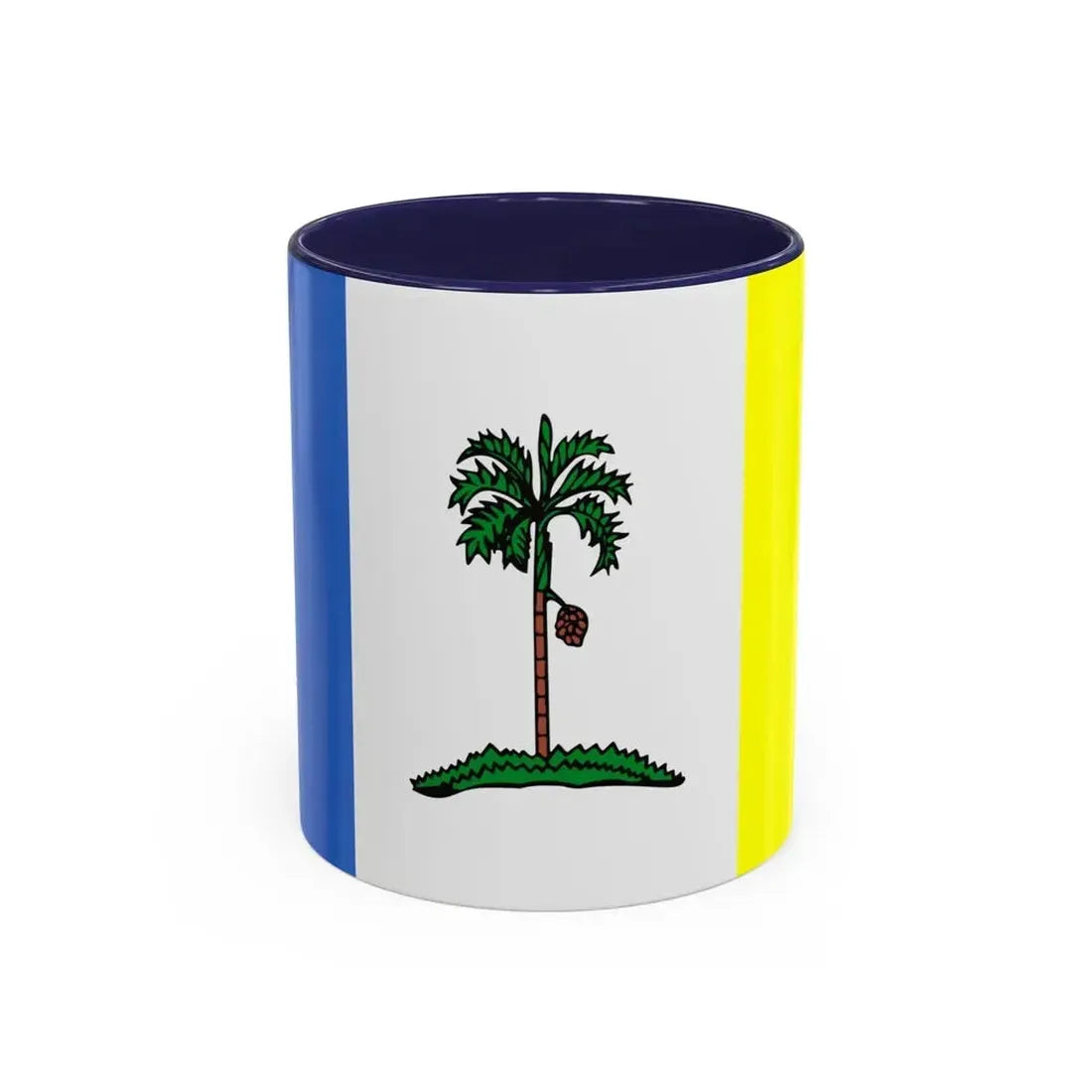 Flag of Penang Malaysia - Accent Coffee Mug 11oz Navy - Go Mug Yourself