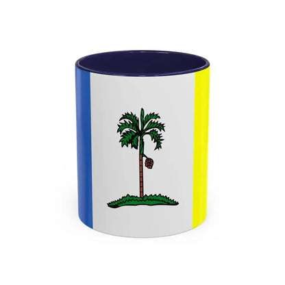 Flag of Penang Malaysia - Accent Coffee Mug 11oz Navy - Go Mug Yourself