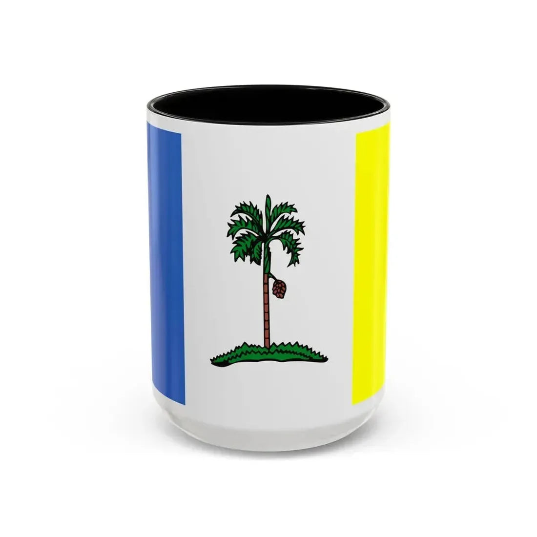 Flag of Penang Malaysia - Accent Coffee Mug 15oz Black - Go Mug Yourself