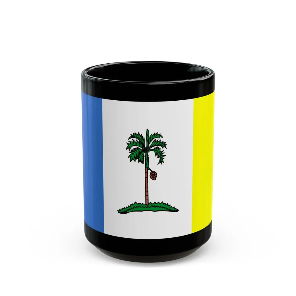 Flag of Penang Malaysia - Black Coffee Mug-15oz-Go Mug Yourself