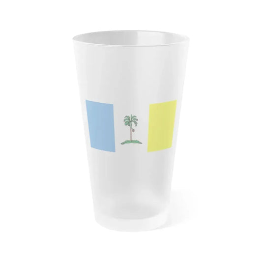 Flag of Penang Malaysia - Frosted Pint Glass 16oz 16oz Frosted - Go Mug Yourself