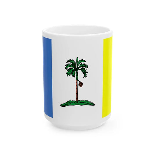Flag of Penang Malaysia - White Coffee Mug 15oz - Go Mug Yourself